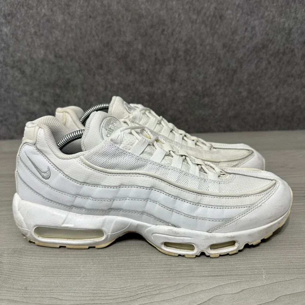 Nike‎ Air Max 95 Mens Size 11 White CT1268-100 Running Athletic Shoes